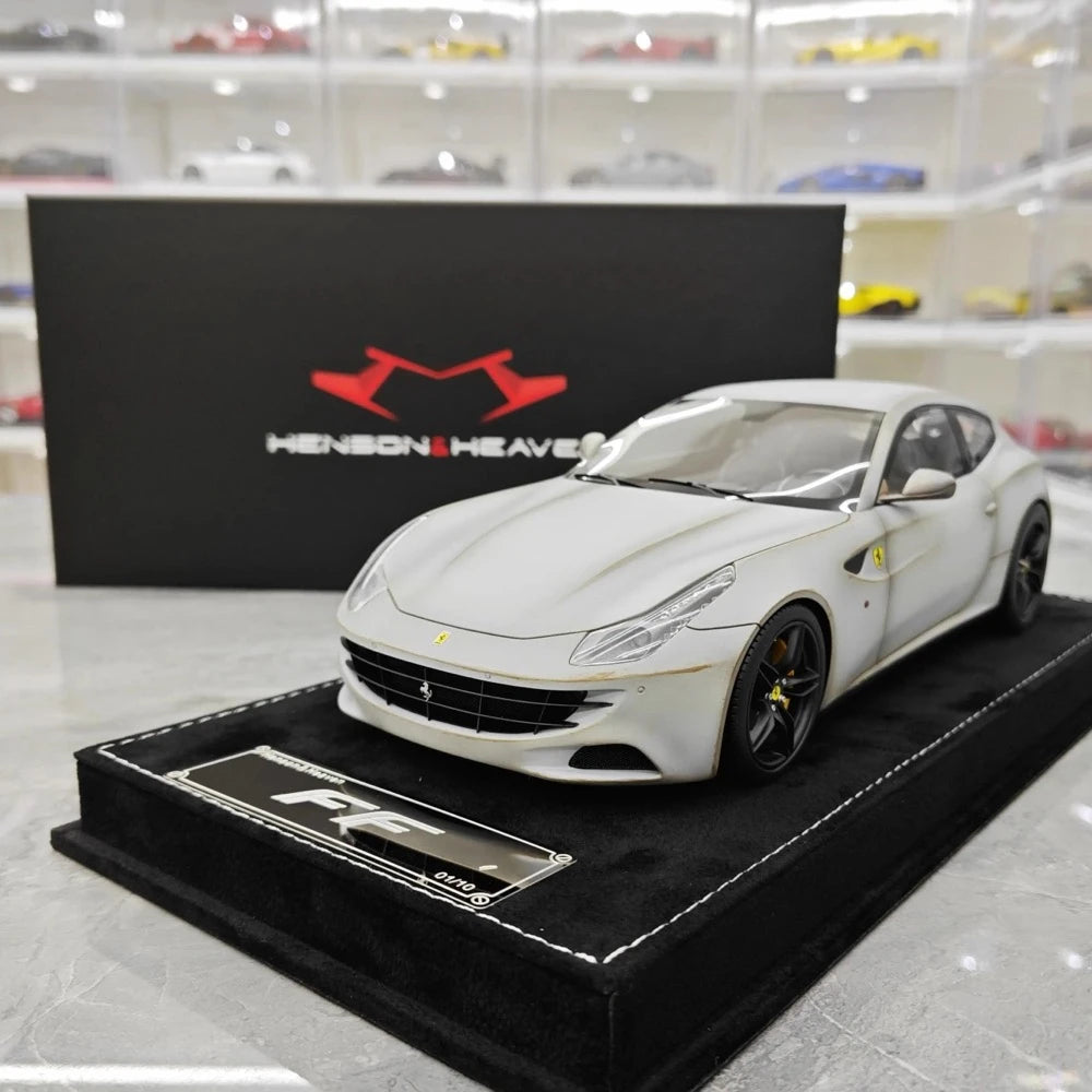 [Henson & Heaven] 1:18 Ferrari 2011 FF Gray Model Car Resin