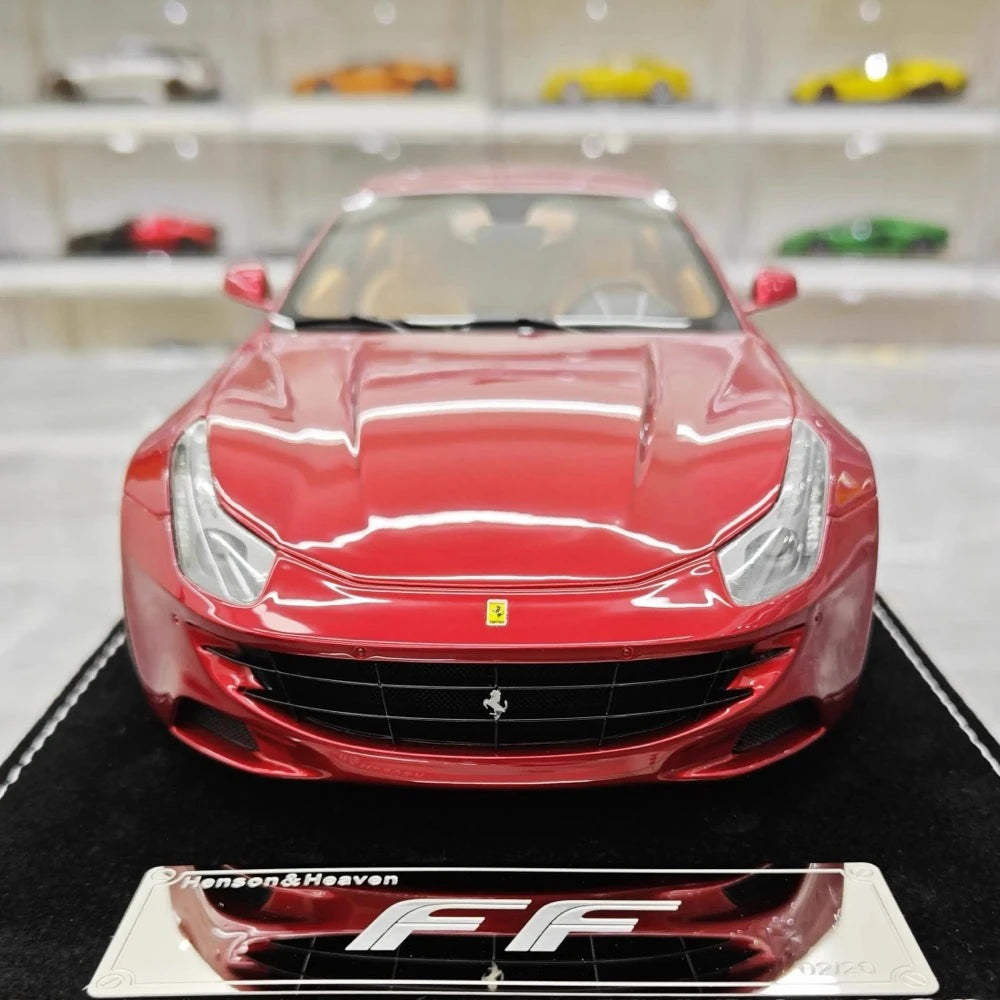 [Henson & Heaven] 1:18 Ferrari 2011 FF Magenta Model Car Resin