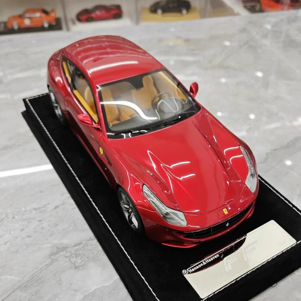 [Henson & Heaven] 1:18 Ferrari 2011 FF Magenta Model Car Resin