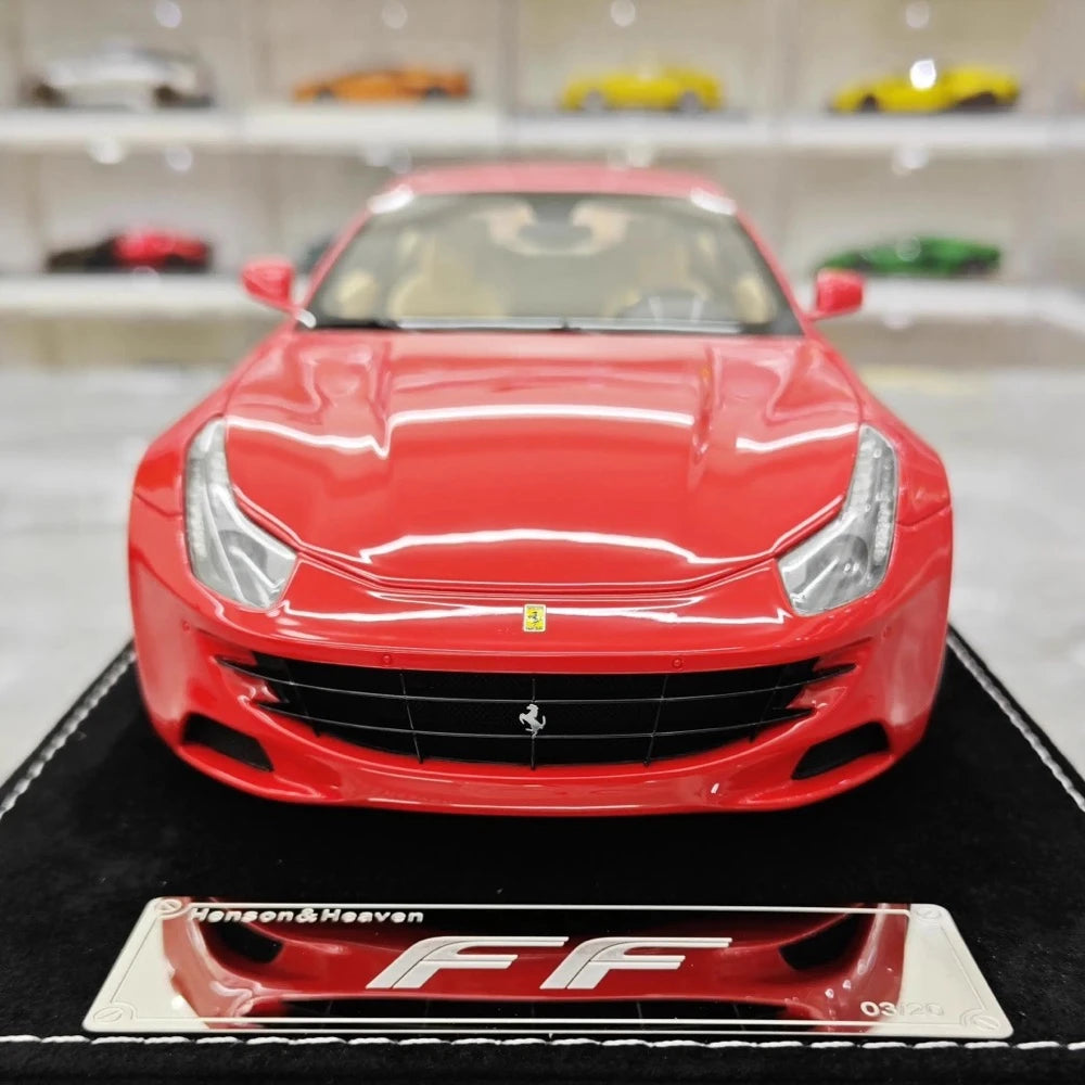 [Henson & Heaven] 1:18 Ferrari 2011 FF Red Model Car Resin