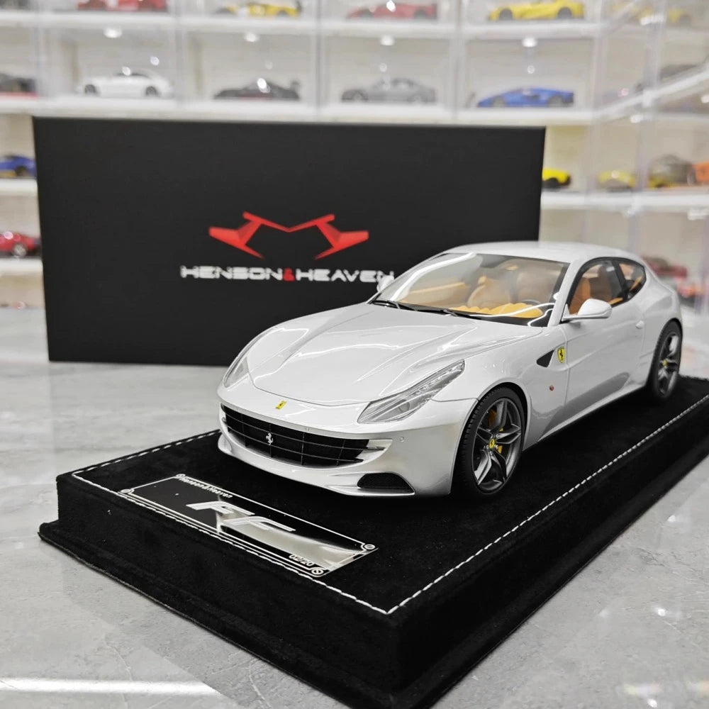 [Henson & Heaven] 1:18 Ferrari 2011 FF Silver Model Car Resin