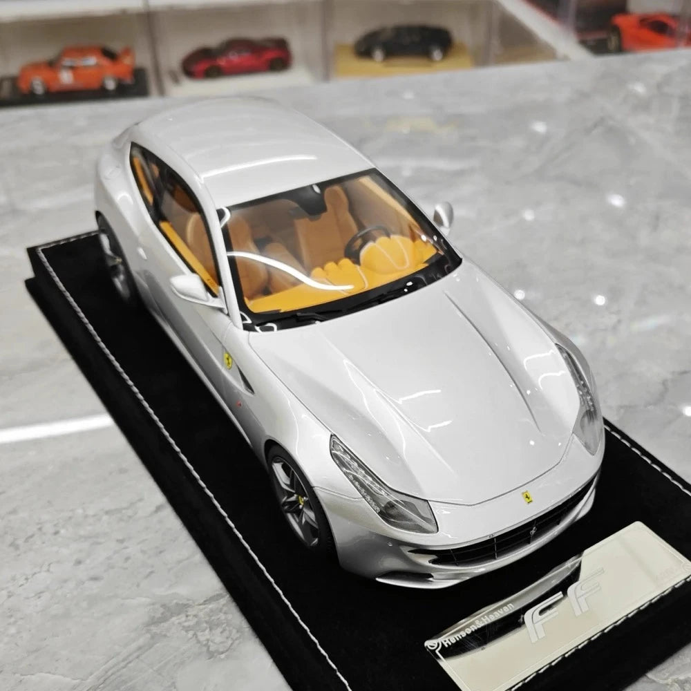 [Henson & Heaven] 1:18 Ferrari 2011 FF Silver Model Car Resin