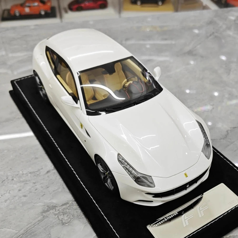 [Henson & Heaven] 1:18 Ferrari 2011 FF White Model Car Resin