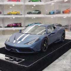 [Henson & Heaven] 1:18 Ferrari 2013 458 Speciale Blue Model Car Resin