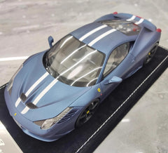 [Henson & Heaven] 1:18 Ferrari 2013 458 Speciale Blue Model Car Resin