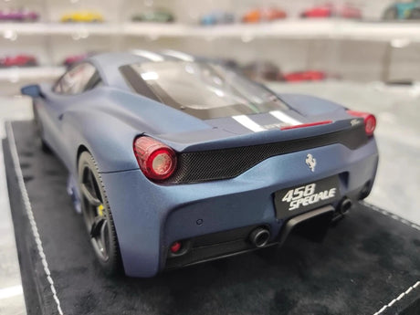 [Henson & Heaven] 1:18 Ferrari 2013 458 Speciale Blue Model Car Resin