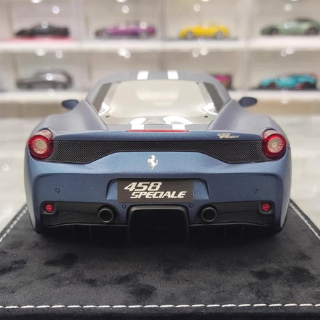[Henson & Heaven] 1:18 Ferrari 2013 458 Speciale Blue Model Car Resin