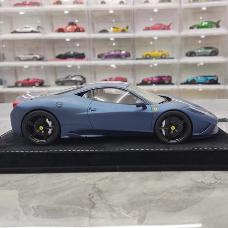 [Henson & Heaven] 1:18 Ferrari 2013 458 Speciale Blue Model Car Resin