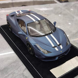 [Henson & Heaven] 1:18 Ferrari 2013 458 Speciale Blue Model Car Resin