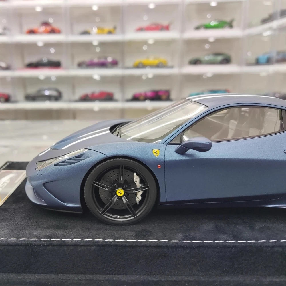 [Henson & Heaven] 1:18 Ferrari 2013 458 Speciale Blue Model Car Resin