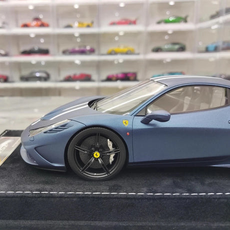 [Henson & Heaven] 1:18 Ferrari 2013 458 Speciale Blue Model Car Resin