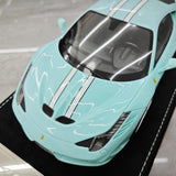 [Henson & Heaven] 1:18 Ferrari 2013 458 Speciale Cyan Model Car Resin