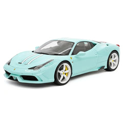 [Henson & Heaven] 1:18 Ferrari 2013 458 Speciale Cyan Model Car Resin
