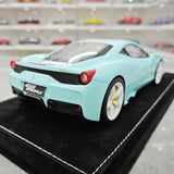 [Henson & Heaven] 1:18 Ferrari 2013 458 Speciale Cyan Model Car Resin
