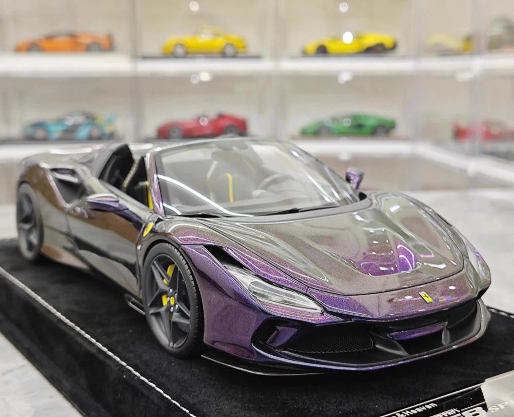 [Henson & Heaven] 1:18 Ferrari 2019 F8 Spider Gradient Model Car Resin