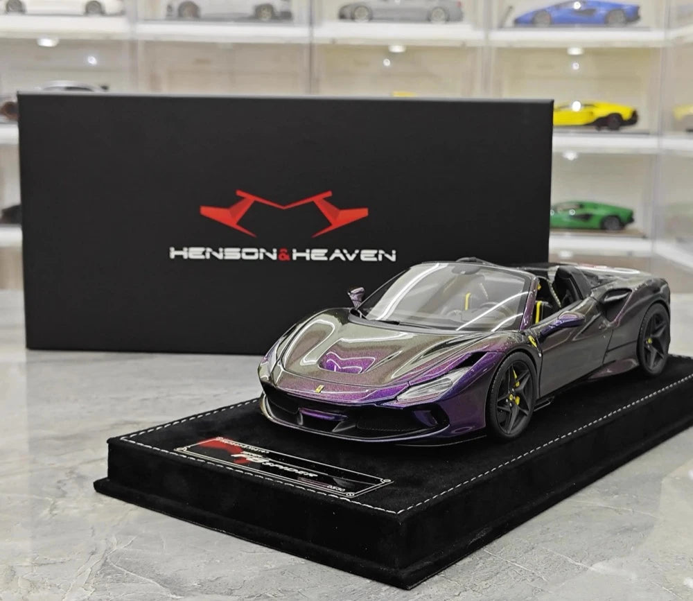 [Henson & Heaven] 1:18 Ferrari 2019 F8 Spider Gradient Model Car Resin