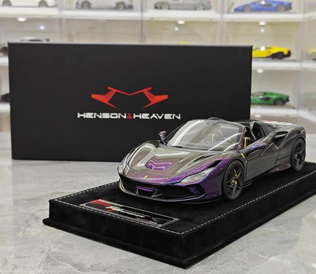 [Henson & Heaven] 1:18 Ferrari 2019 F8 Spider Gradient Model Car Resin