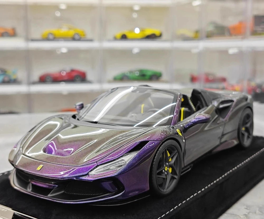 [Henson & Heaven] 1:18 Ferrari 2019 F8 Spider Gradient Model Car Resin