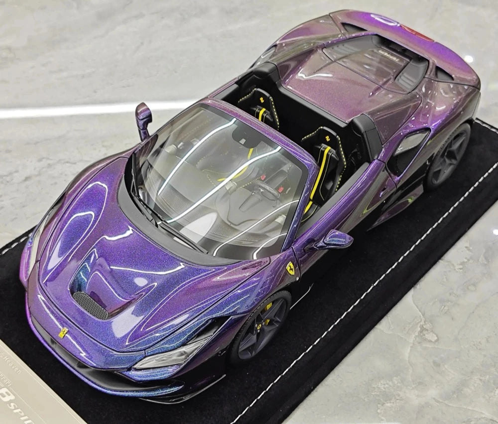[Henson & Heaven] 1:18 Ferrari 2019 F8 Spider Gradient Model Car Resin