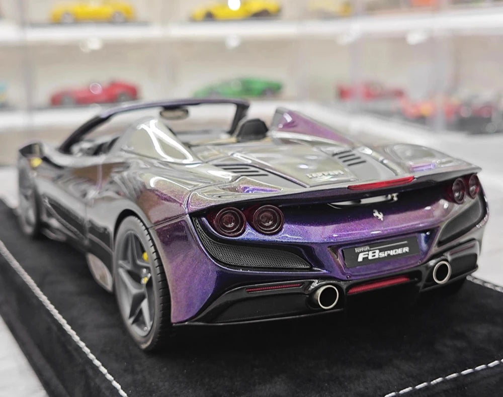 [Henson & Heaven] 1:18 Ferrari 2019 F8 Spider Gradient Model Car Resin