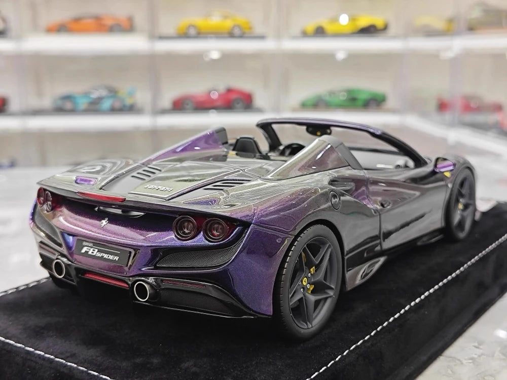 [Henson & Heaven] 1:18 Ferrari 2019 F8 Spider Gradient Model Car Resin