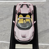 [Henson & Heaven] 1:18 Ferrari 2019 F8 Spider ピンク モデルカー レジン
