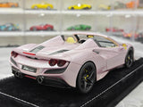 [Henson & Heaven] 1:18 Ferrari 2019 F8 Spider ピンク モデルカー レジン