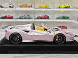 [Henson & Heaven] 1:18 Ferrari 2019 F8 Spider ピンク モデルカー レジン