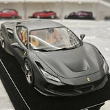 Henson & Heaven Ferrari 2019 F8 Tributo Black 1:18 – Resina modello in resina collezionabile