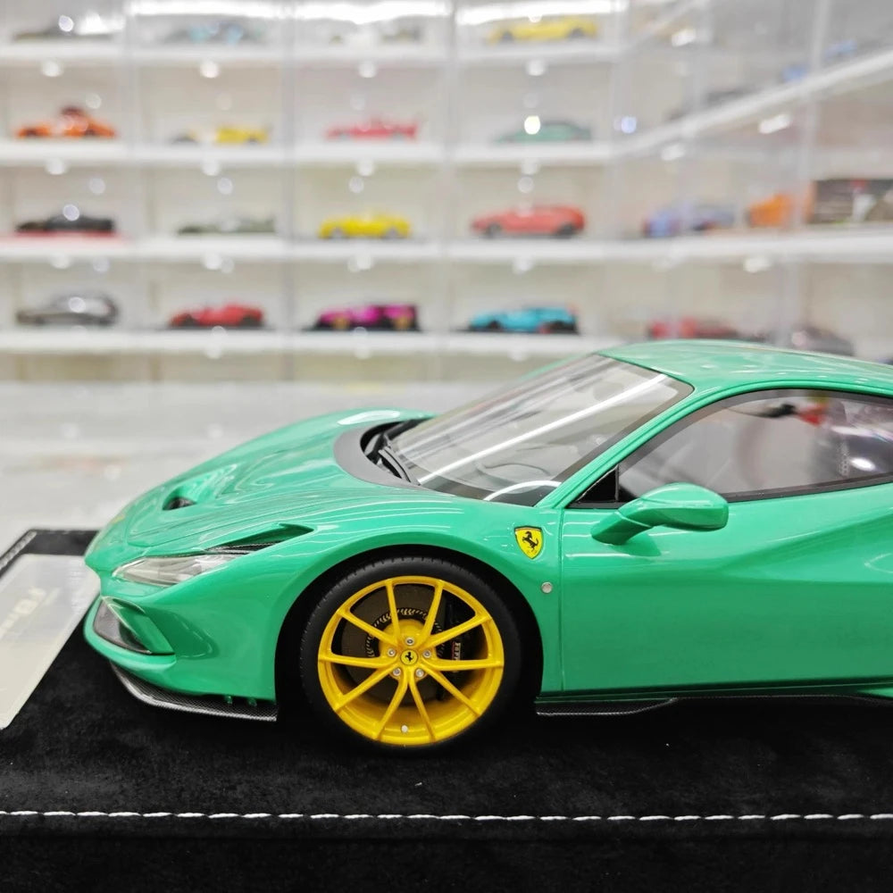 [Henson & Heaven] 1:18 Ferrari 2019 F8 Tributo Green Model Car Resin