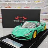 [Henson & Heaven] 1:18 Ferrari 2019 F8 Tributo Green Model Car Resin