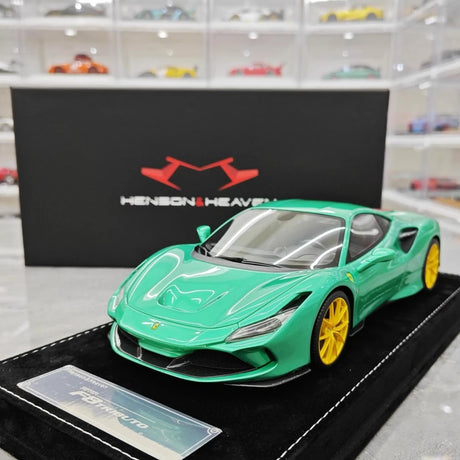 [Henson & Heaven] 1:18 Ferrari 2019 F8 Tributo Green Model Car Resin