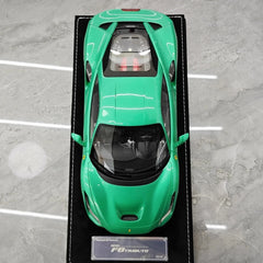 [Henson & Heaven] 1:18 Ferrari 2019 F8 Tributo Green Model Car Resin