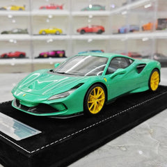[Henson & Heaven] 1:18 Ferrari 2019 F8 Tributo Green Model Car Resin