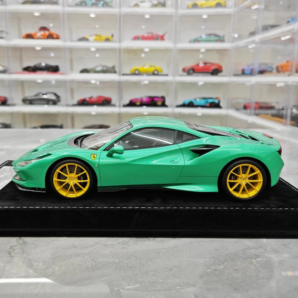 [Henson & Heaven] 1:18 Ferrari 2019 F8 Tributo Green Model Car Resin