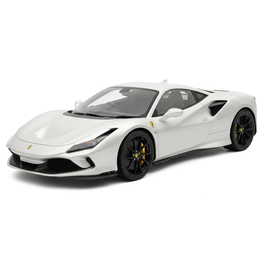 [Henson & Heaven] 1:18 Ferrari 2019 F8 Tributo argent voiture miniature Resin