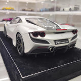 [Henson & Heaven] 1:18 Ferrari 2019 F8 Tributo Silver Model Car Resin