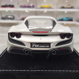 [Henson & Heaven] 1:18 Ferrari 2019 F8 Tributo Silver Model Car Resin