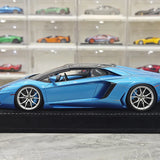 Henson & Heaven Lamborghini 2013 Aventador LP700-4 Roadster Azzurro Thetis 1:18 – Resina modello in resina collezionabile