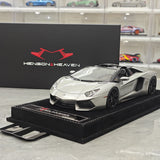 Henson & Heaven Lamborghini 2013 Aventador LP700-4 Roadster Grigio Metalluro 1:18 – Keräilyhartsimallihartsi