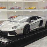 Henson & Heaven Lamborghini 2013 Aventador LP700-4 Roadster Grigio Metalluro 1:18 – Keräilyhartsimallihartsi