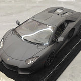 Henson & Heaven Lamborghini 2013 Aventador LP700-4 Roadster Matte Black 1:18 – Collectible Resin Model Resin