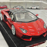 Henson & Heaven Lamborghini 2013 Aventador LP700-4 Roadster Metallic Red 1:18 – Collectible Resin Model Resin
