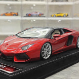 Henson & Heaven Lamborghini 2013 Aventador LP700-4 Roadster Metallic Red 1:18 – Collectible Resin Model Resin