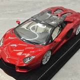 Henson & Heaven Lamborghini 2013 Aventador LP700-4 Roadster Metallic Red 1:18 – Collectible Resin Model Resin