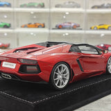 Henson & Heaven Lamborghini 2013 Aventador LP700-4 Roadster Metallic Red 1:18 – Collectible Resin Model Resin