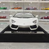 Henson & Heaven Lamborghini 2013 Aventador LP700-4 Roadster Pearl White 1:18 – Collectible Resin Model Resin