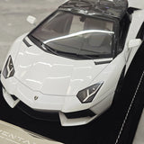 Henson & Heaven Lamborghini 2013 Aventador LP700-4 Roadster Pearl White 1:18 – Collectible Resin Model Resin