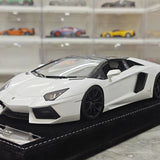 Henson & Heaven Lamborghini 2013 Aventador LP700-4 Roadster Pearl White 1:18 – Collectible Resin Model Resin