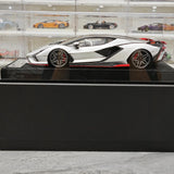 Henson & Heaven Lamborghini 2019 Sian FKP 37 Argento 1:18 – Modello in resina da collezione